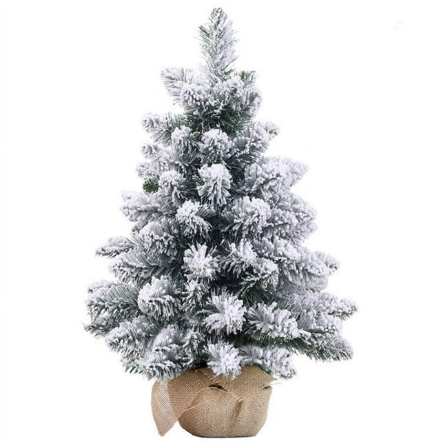 PIXWS Melliful Small Prelit Tabletop Christmas Tree, Artificial Mini