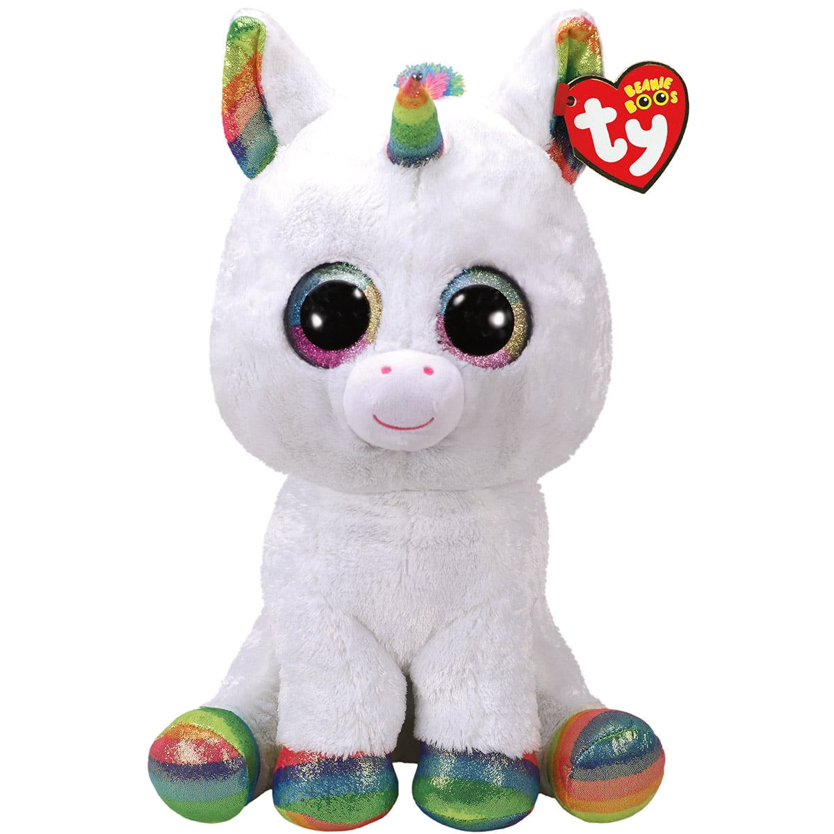TY PIXY - WHITE UNICORN LG