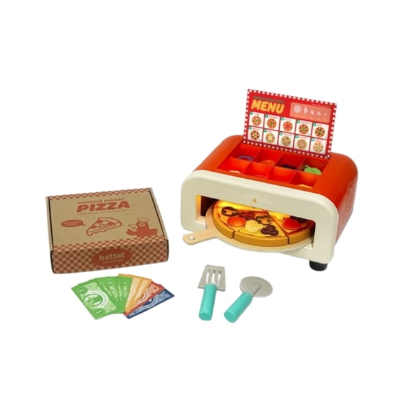Battat Make & Bake Pizza Oven 52-Piece Playset for 3 Years +