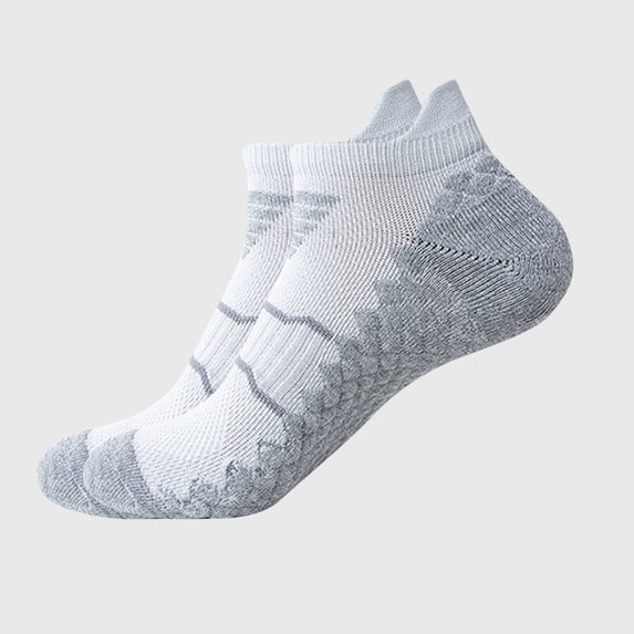 PInxai Ankle Socks for Women Cotton Casual Athletic Socks Low Cut Comfy Stretchy Hiking Running Sports Socks,Gray,Free Size