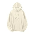 thumbnail image 1 of PInxai Fall Sweatshirt for Men Drawstring Drop Shoulder Pullover Hoodies Long Sleeve Loose Tops, 1 of 7