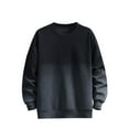 thumbnail image 1 of PInxai Fall Tops for Men Long Sleeve Crewneck Loose Pullover Gradient Color Sweatshirts Fashion, 1 of 2