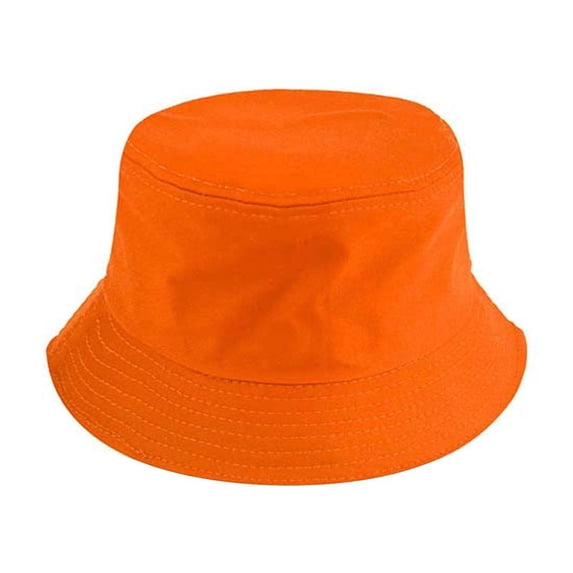 PInxai Hat for Boys Girls Solid Color Sun Protection and Sunshade Beach Caps Children Outdoor Kids Fashion Hats,Orange,Free Size