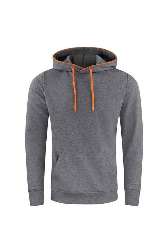 Mens Hoodies Fall Sweatshirts Long Sleeve Drop Shoulder Casual Comfy Drawstring Pullover Tops