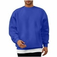 thumbnail image 1 of PInxai Mens Sweatshirts Oversized Drop Shoulder Loose Athletic Fall Solid Color Long Sleeve Pullover, 1 of 7