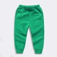 thumbnail image 1 of PInxai Pants for Girls Boys Elastic Waisted Sweatpants Casual Athletic Outdoor Running Joggers with Pockets,Green,12 Years, 1 of 4