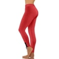 thumbnail image 1 of PInxai Yoga Pants Women Elastic Waisted Leggings Stretchy Tie Hem Skinny Casual Breathable Athletic Gym Pants Fashion,Red,S, 1 of 8