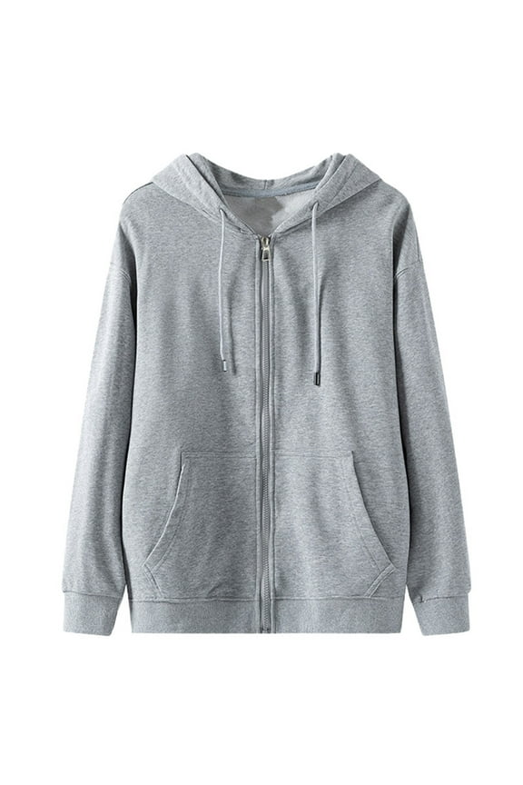 Zip up Jackets for Men Sweatshirts Fall Winter Comfy Long Sleeve Coat Outwear with Hoodies