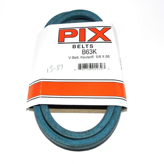 PIx B63K Kevlar Industrial & Lawn Mower V Belt (5/8" x 66") 5K660