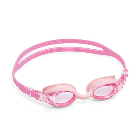 Puddle Jumper Child Swim Goggles, Pink, Non-Latex and Non-PVC, Kids Ages 3+