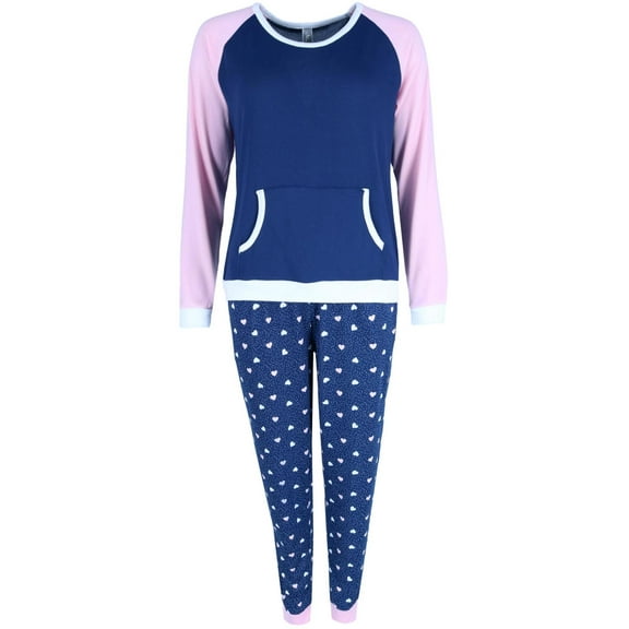 PJ Couture  Heart Print Jogger PJ Set (Women's Plus)