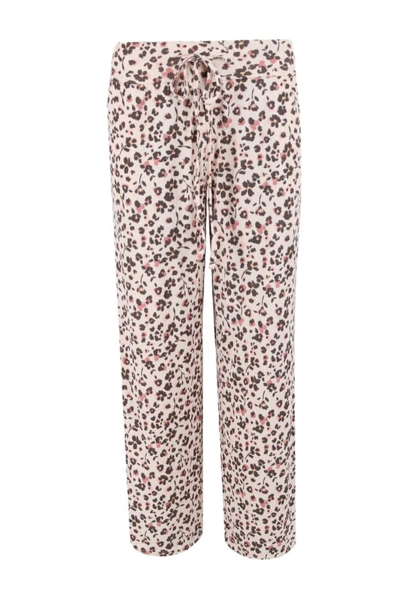 Ribbed Patterned Open Bottom Lounge Pants (Women)