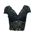 thumbnail image 1 of PJ Harlow Grace Lace Hand Beaded Cami with Sleeves, 1 of 1