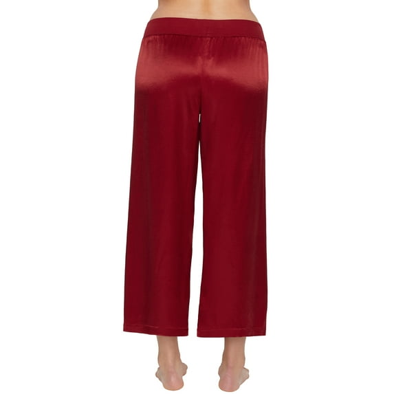 PJ Harlow Womens Jolie Satin Capri Lounge Pants Style-JOLIE CAPRI