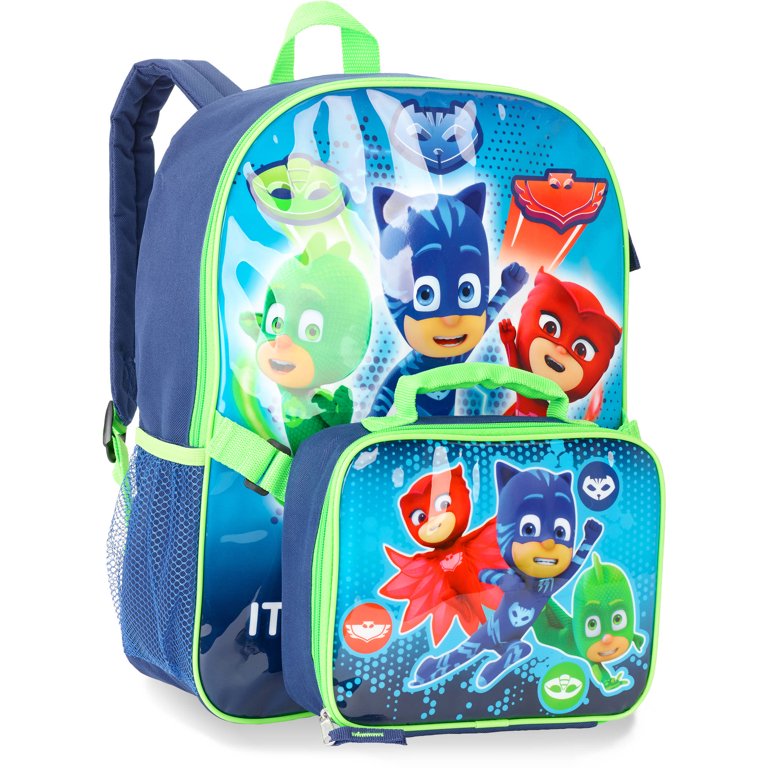 PJ Masks 16' Backpack With Detachable Lunchbox - Walmart.com
