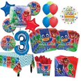 thumbnail image 1 of PJ Masks 3rd Birthday Party Supplies 16 Guest Kit and Balloon Bouquet Decorations 96pc, 1 of 1