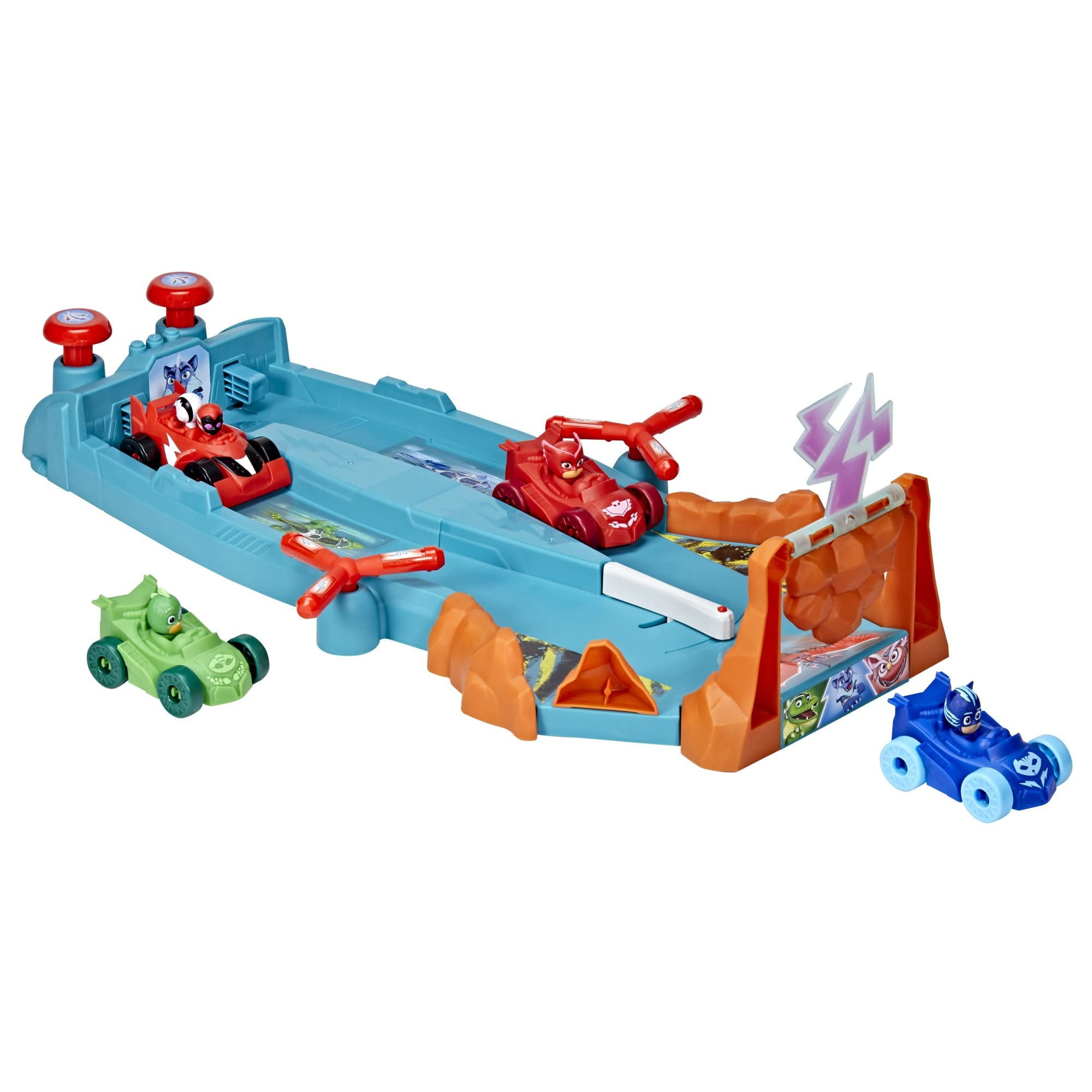 PJ Masks Animal Power Smash and Zoom Racetrack Preschool Toy