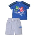 thumbnail image 1 of PJ Masks Baby Boy & Toddler Boy T-Shirt & Cargo Knit Shorts Outfit Set, 2-Piece (12M-5T), 1 of 3