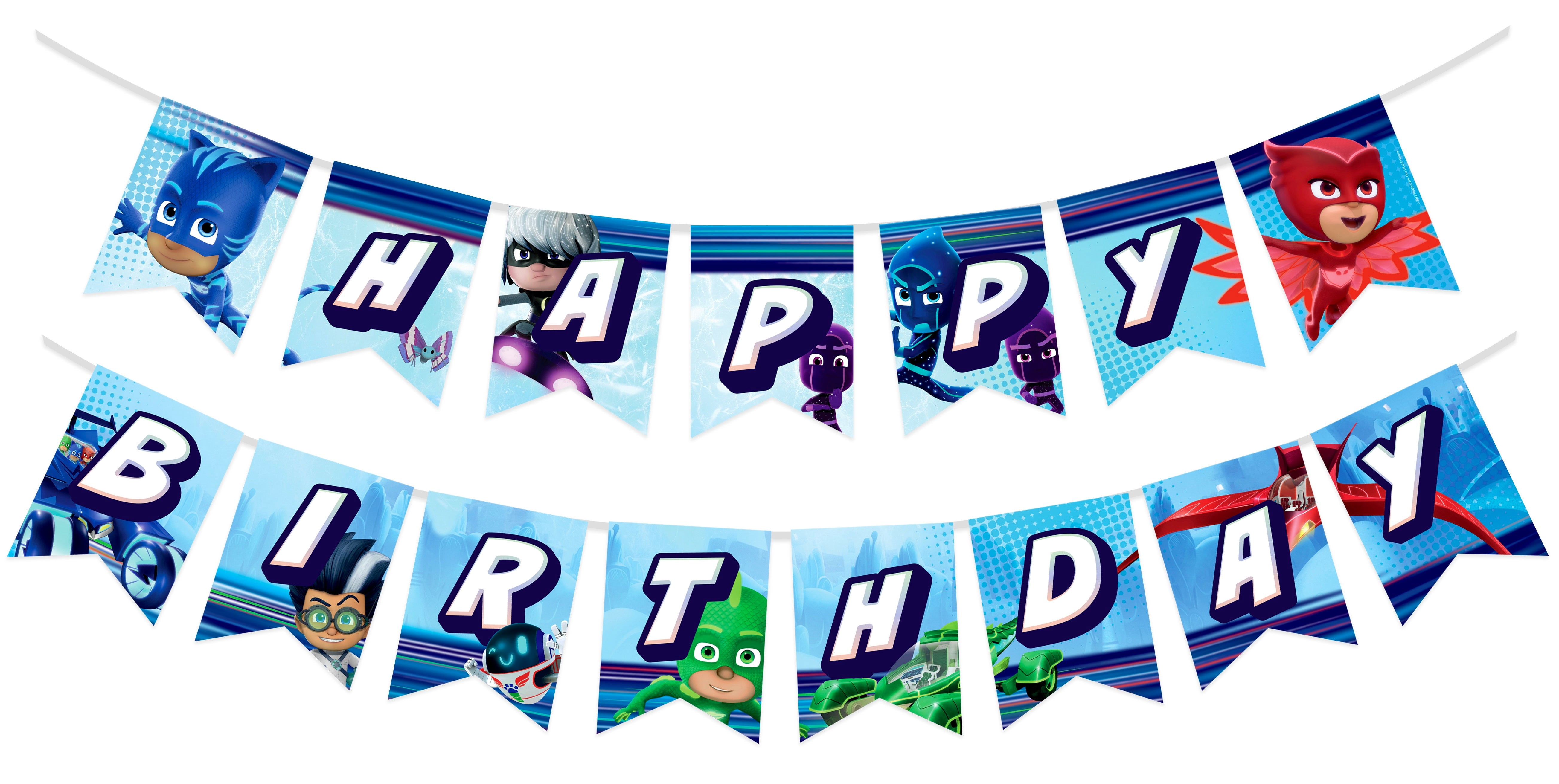 PJ Masks Birthday Banner - PJ Masks Party Supplies - Walmart.com