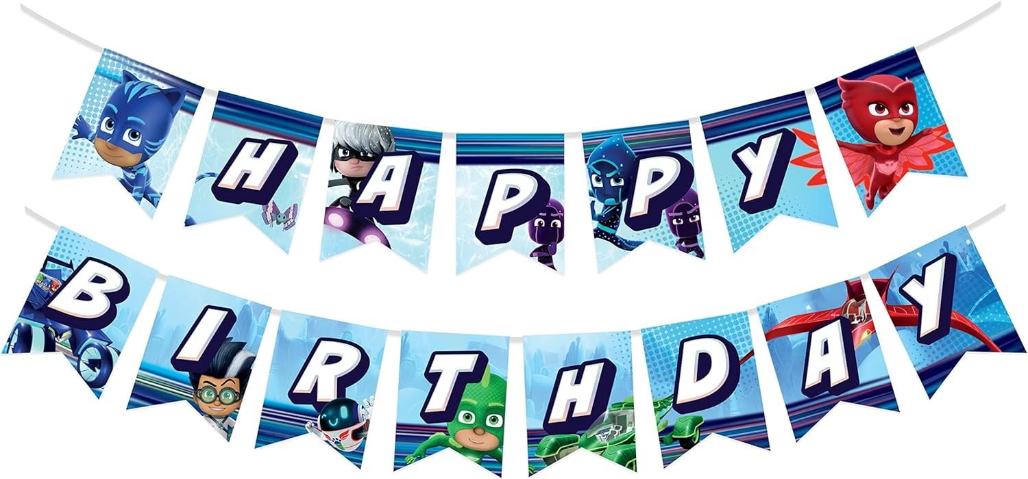 PJ Masks Birthday Banner - PJ Masks Party Supplies