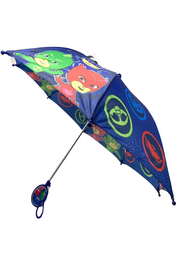 PJ Masks Boys' Little Assorted Character Rainwear Umbrella Blue Age 3-7-5626
