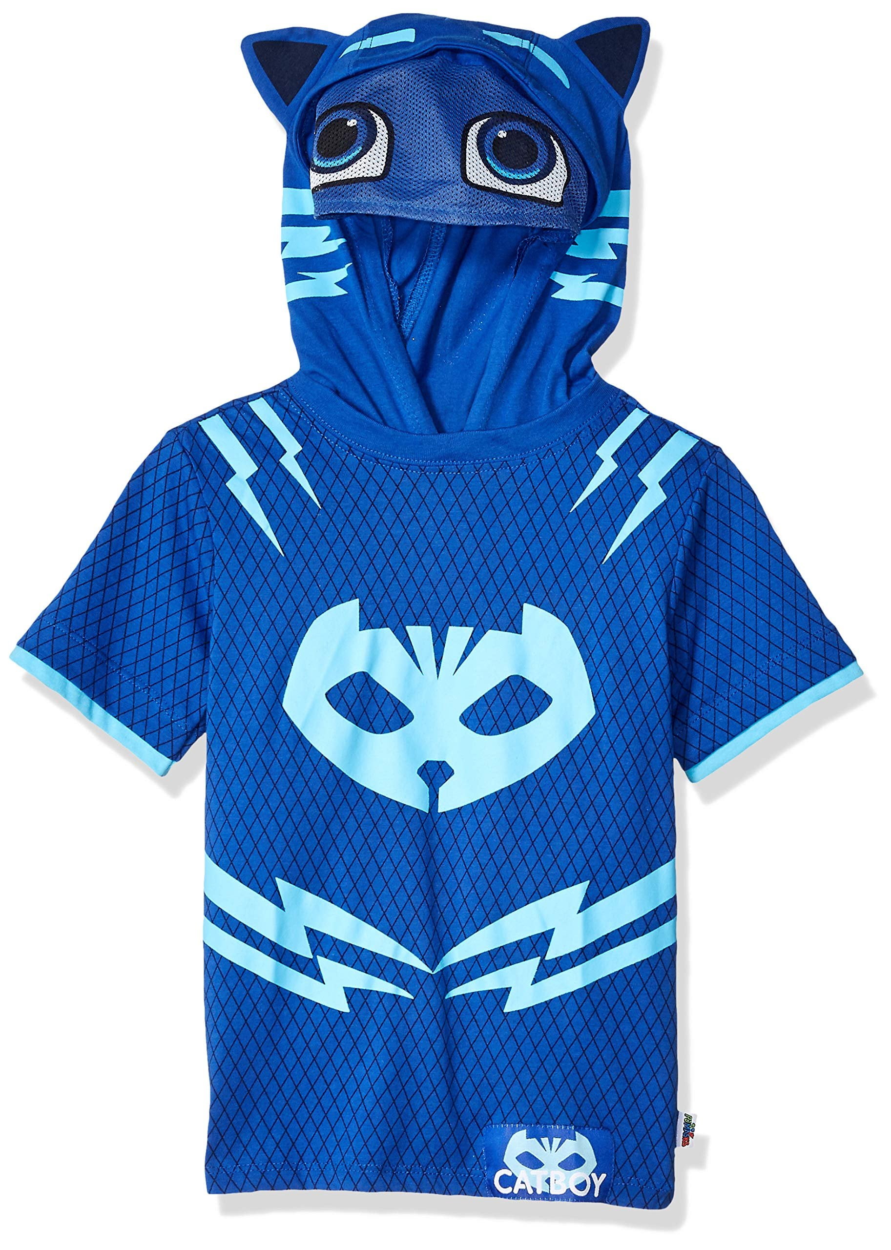 PJ Masks Boys' Little Gekko and Catboy Costume Hoodie Sweatshirt with ...