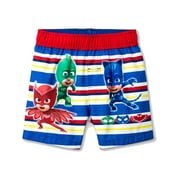 PJ MASKS Boys' Owlette, Gekko, and Catboy Swim Trunks (Toddler Boys)