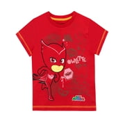 PJ MASKS Boys Short Sleeve Owlette T-Shirt Sizes 4-10