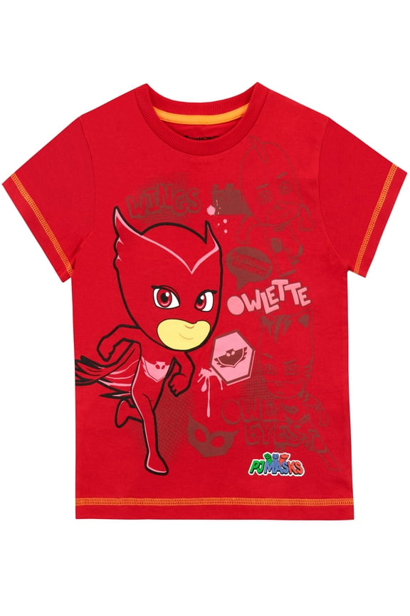Boys Short Sleeve Owlette T-Shirt Sizes 4-10