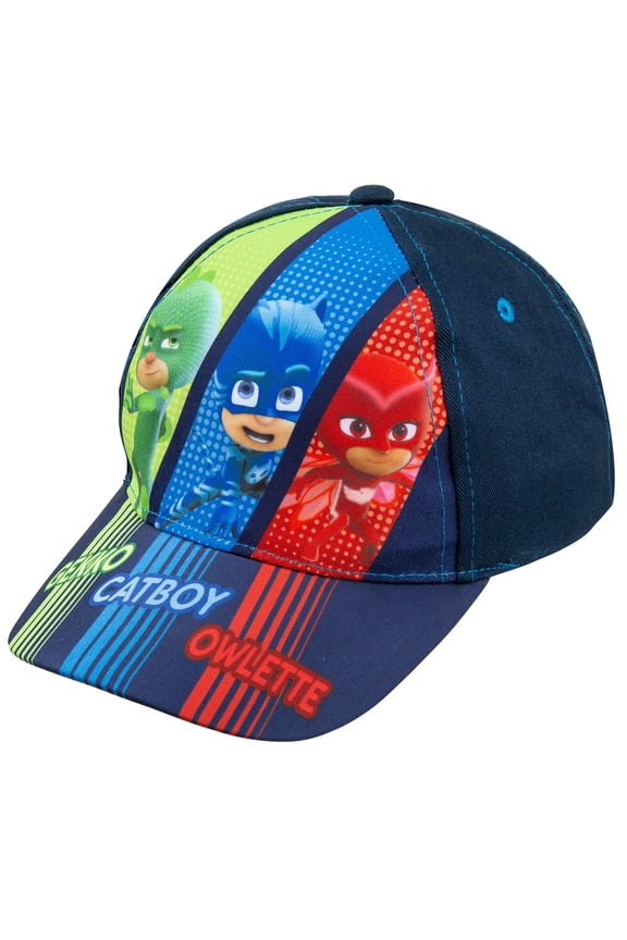 Boys Toddler Baseball Cap, Characters - Gekko, Catboy, Owlette