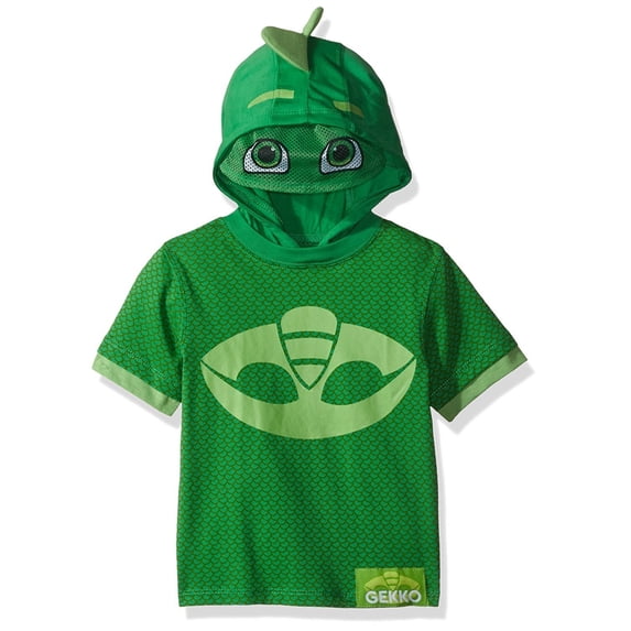 PJMASKS Boys' Gekko and Catboy Hoodie and Tee