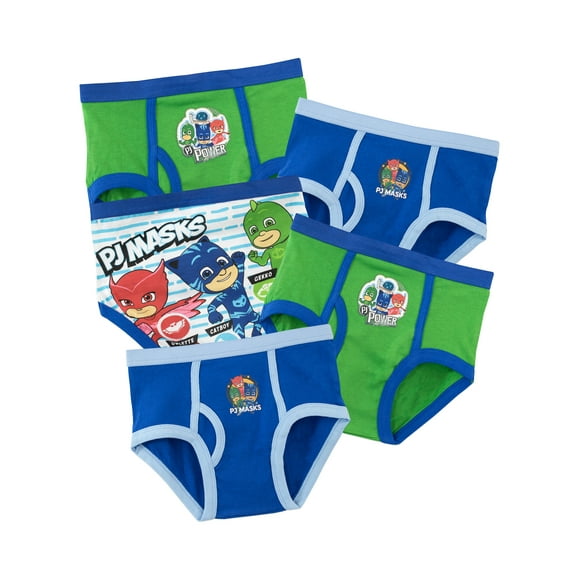 PJ Masks Boys Underwear 5 Pack Sizes 3-8