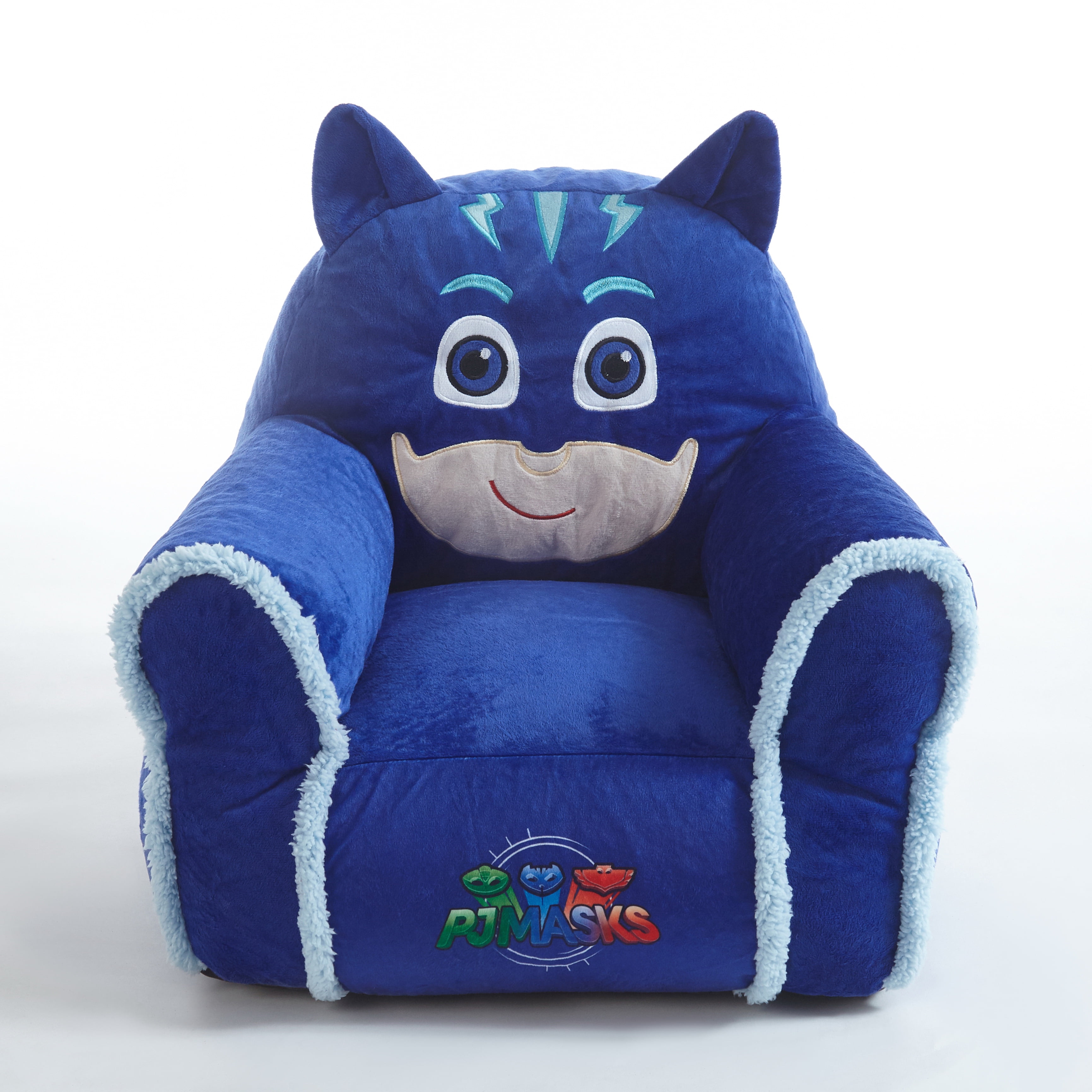 PJ Masks Catboy Kids Blue Bean Bag with Sherpa
