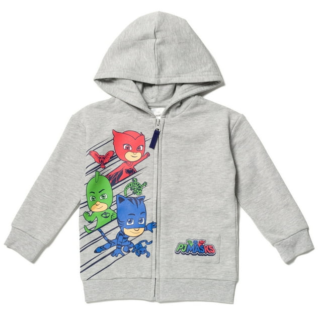 PJ Masks Catboy Owlette Gekko Fleece Zip Up Hoodie Toddler to Big Kid ...