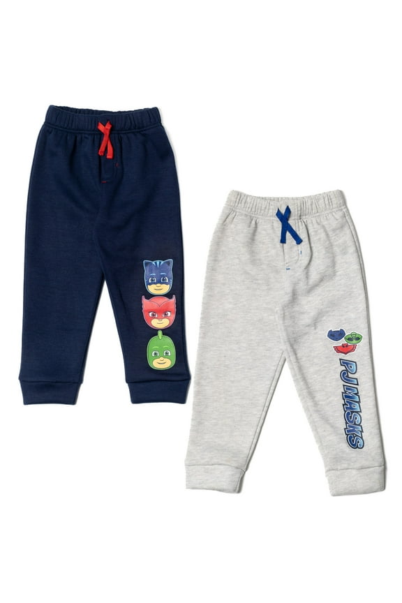 Catboy Owlette Gekko Little Boys Fleece 2 Pack Jogger Pants Toddler to Little Kid