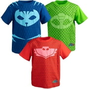 PJ Masks Catboy Owlette Gekko Toddler Boys 3 Pack T-Shirts Toddler to Big Kid