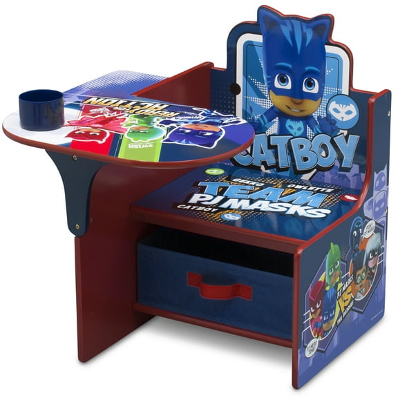 PJ Masks Chair Desk with Storage Bin by Delta Children, Greenguard Gold Certified