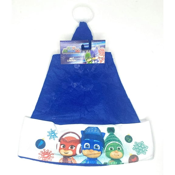 TOS PJ Masks Festive Felt Santa Hats with Embossed Designs