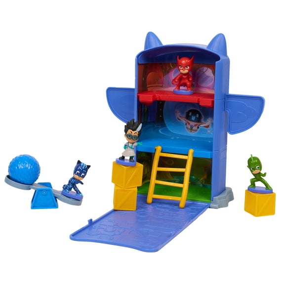 PJ Masks Fold N Go Headquarters, Kids Toys for Ages 3 Up, Gifts and Presents