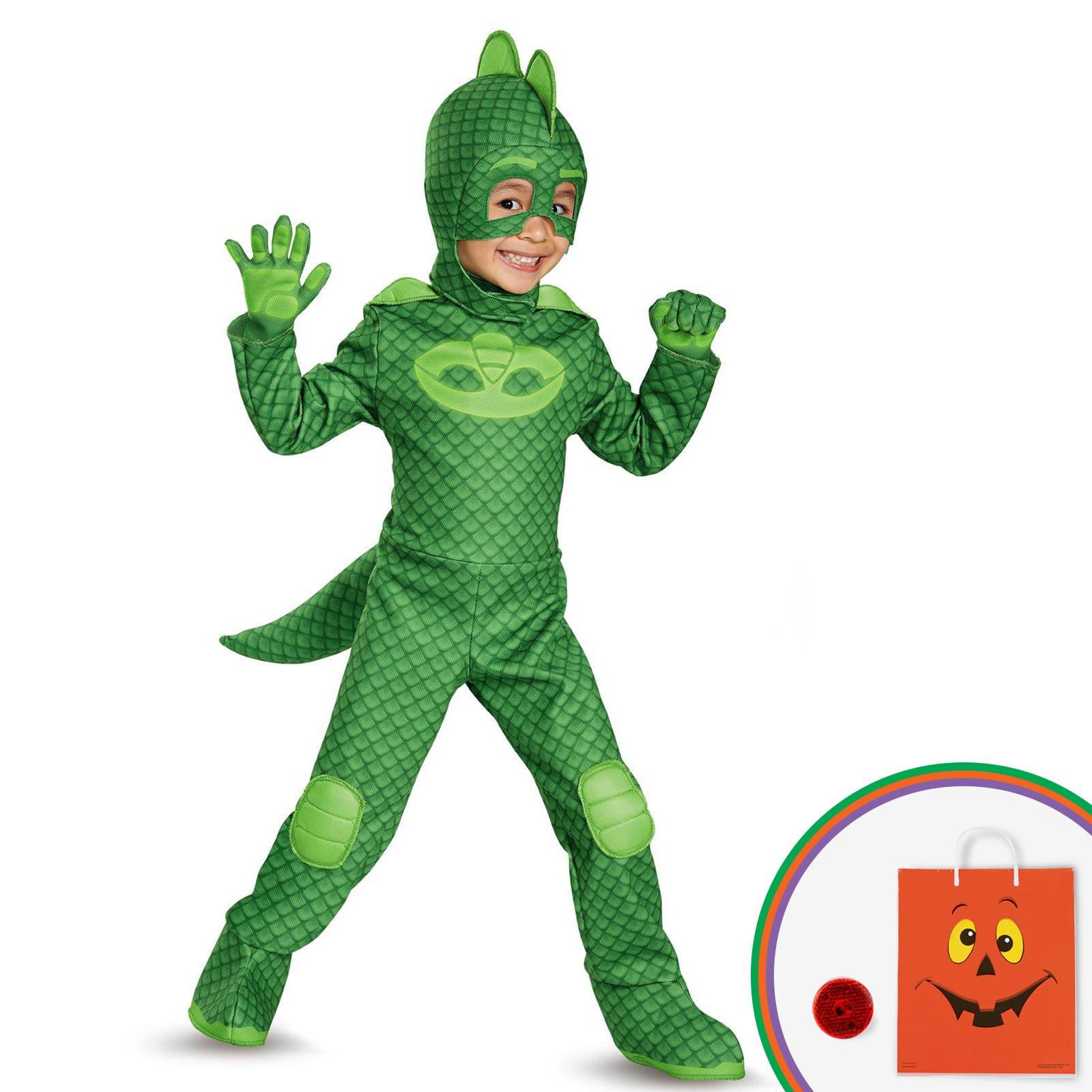 PJ Masks Gekko Deluxe Toddler Costume Kit with Free Gift - Walmart.com