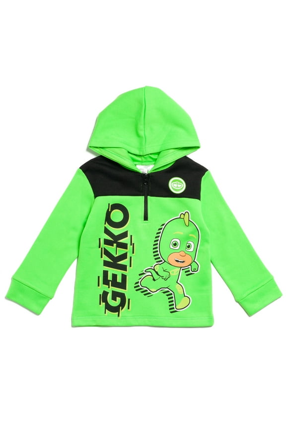 Gekko Little Boys Fleece Half Zip Hoodie Toddler to Little Kid