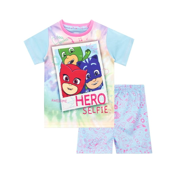 PJ Masks Girls Pajamas Short Sleeve Sizes 3 - 8