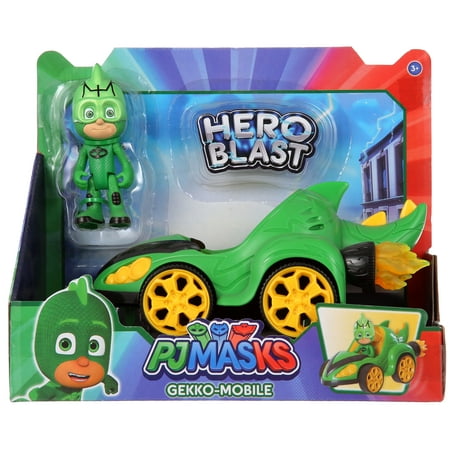 PJ Masks Hero Blast Vehicles, Gekko, Kids Toys for Ages 3 Up, Gifts and Presents