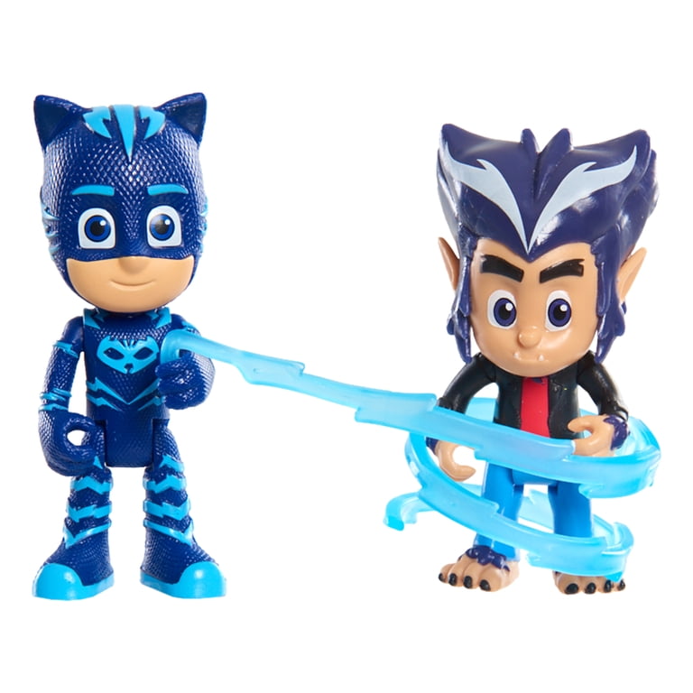 PJ MASKS Badefiguren-Set – 3 Figuren, Spritzen Wasser, Ca. 12 Cm