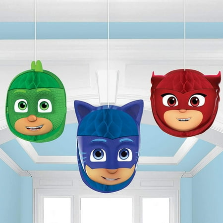 PJ Masks Honeycomb Balls Decorations - 3 Pack (291741)