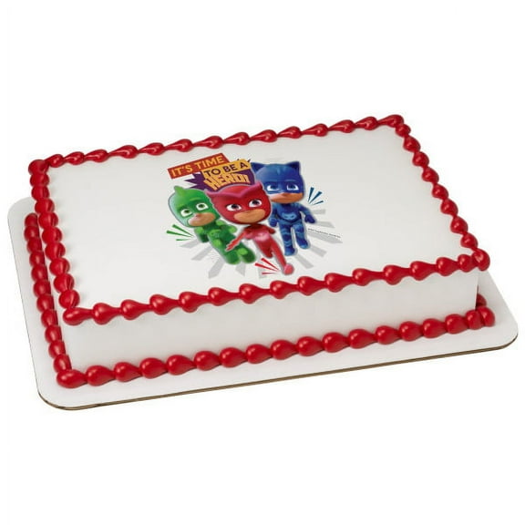 PJ Masks It's Time to be a Hero Image Cake
