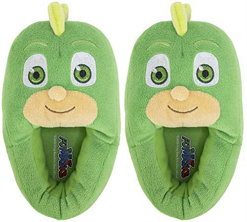 PJ Masks Kids Slippers,Gekko Full Body Slip On Slipper,Toddler Boys and