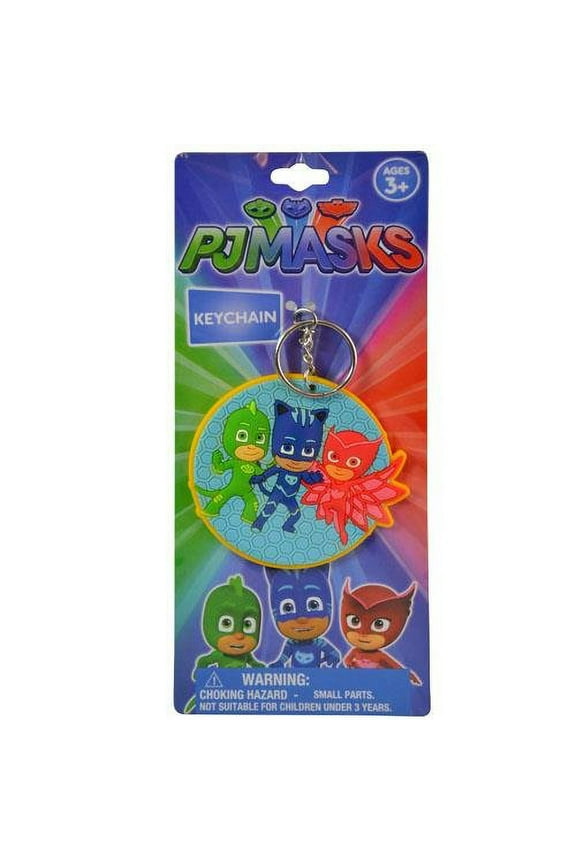 PJ Masks Laser Cut Keychains on a Header card