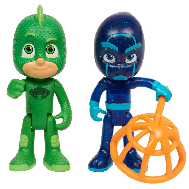 PJ Masks Light Up Hero and Villian 2-Pack Figure Set - Gekko vs