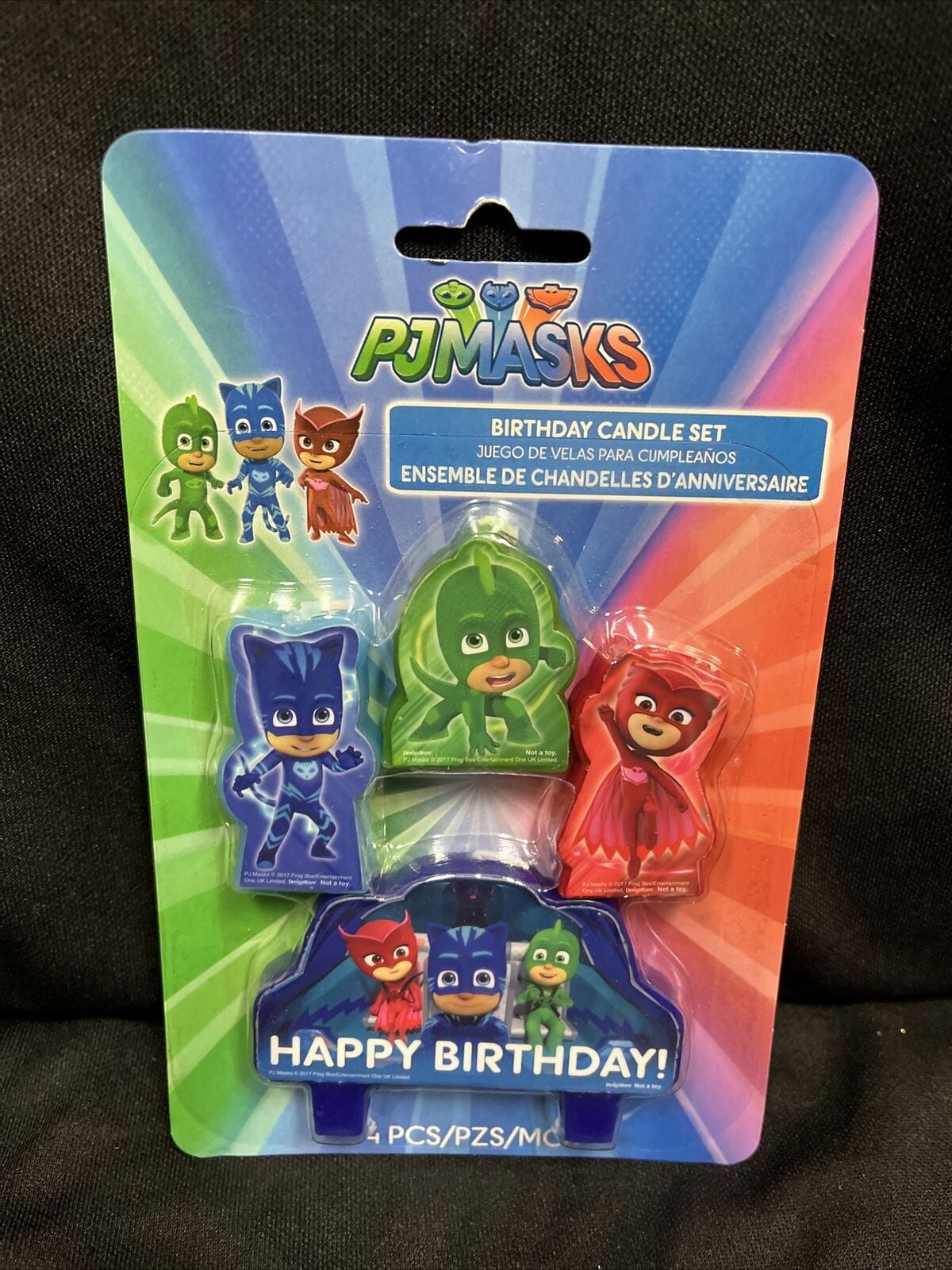 PJ Masks Mini Candle Set (4pc)